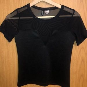 H&M Sheer Supportive Top